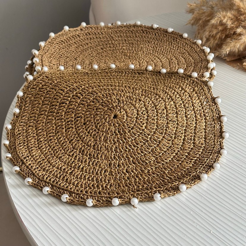 İnci Detaylı Bohem Bej Amerikan Servisi - Görsel 5