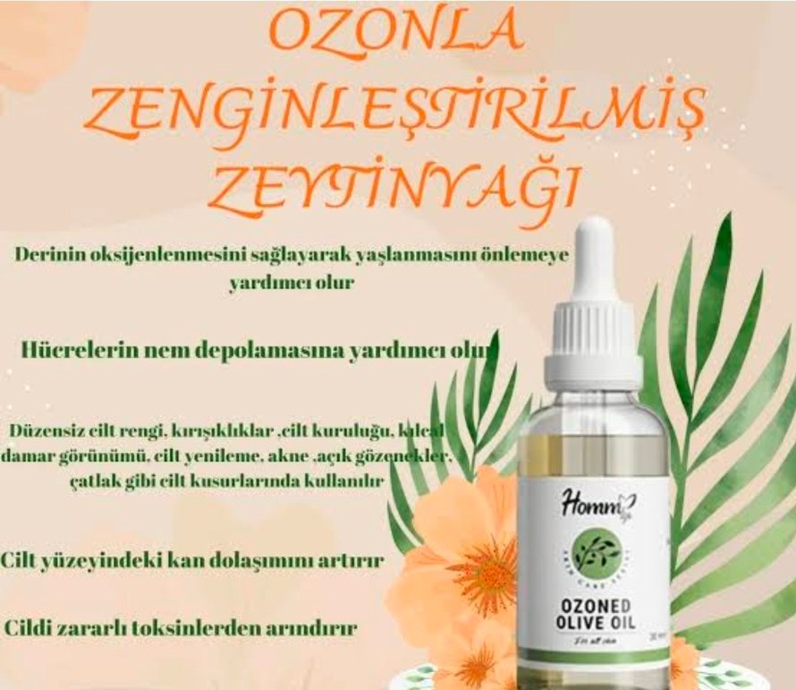 HOMM LIFE OZONLA ZENGİNLEŞTİRİLMİŞ ZEYTİNYAĞI 30 ML - Görsel 3