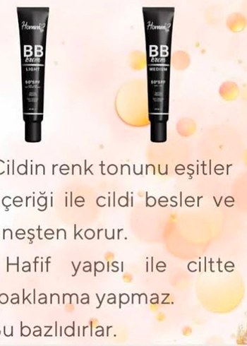 Horanie Medium BB Krem SPF 50, 40 ml - Görsel 4