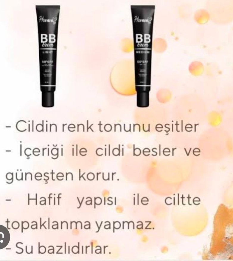 Horanie Medium BB Krem SPF 50, 40 ml - Görsel 4