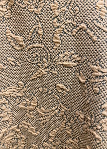 Warehouse marka, Nakışlı ve Dantelli Gri Elbise - Görsel 5