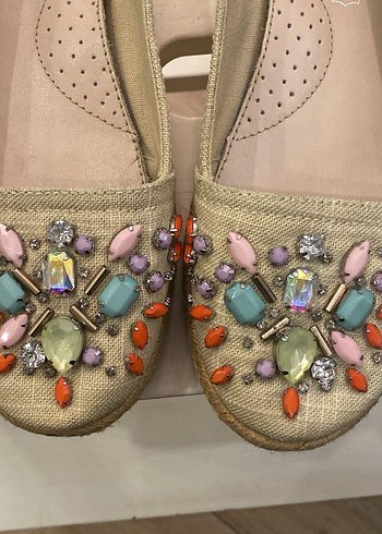 ALDO keten krem rengi 38 Espadril - Görsel 5