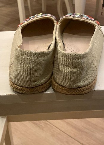 ALDO keten krem rengi 38 Espadril - Görsel 2