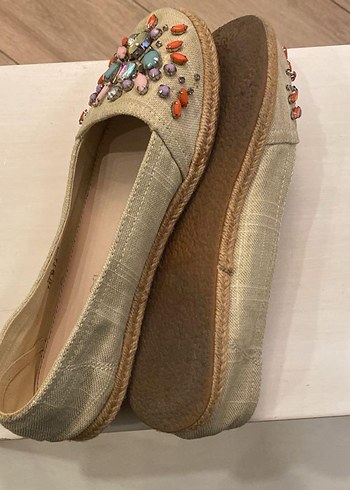 ALDO keten krem rengi 38 Espadril - Görsel 3