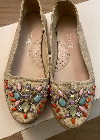 ALDO keten krem rengi 38 Espadril - Görsel 7