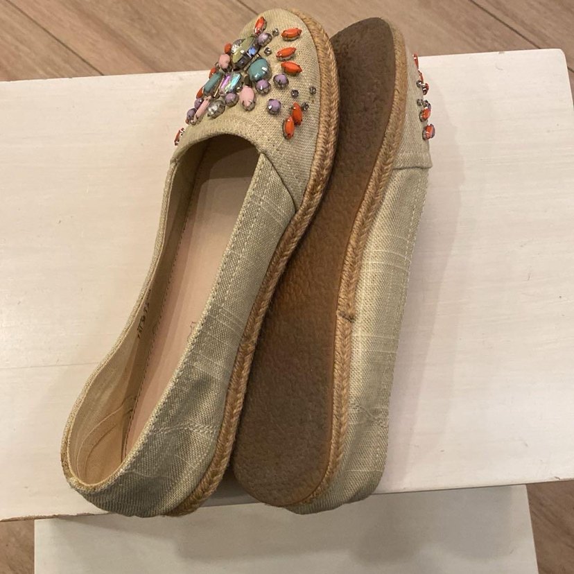 ALDO keten krem rengi 38 Espadril - Görsel 3