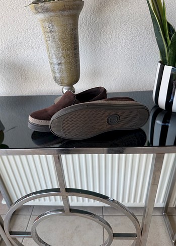 Desa Kahverengi Süet bayan Espadril - Görsel 3