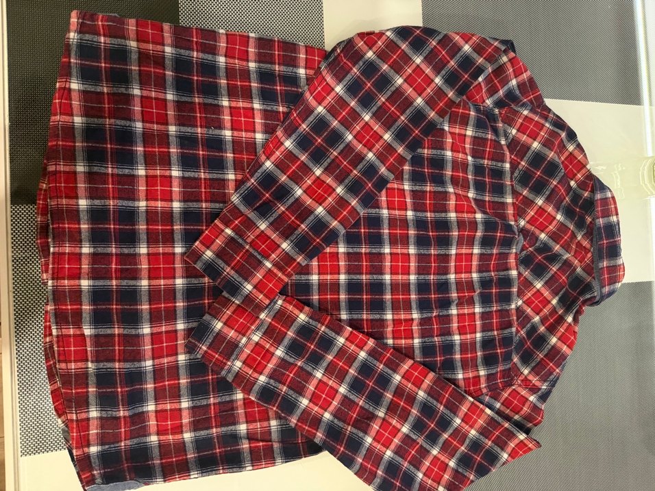 Koton Düğmeli Kırmızı Kareli Kız çocuk Gömlek - Görsel 4