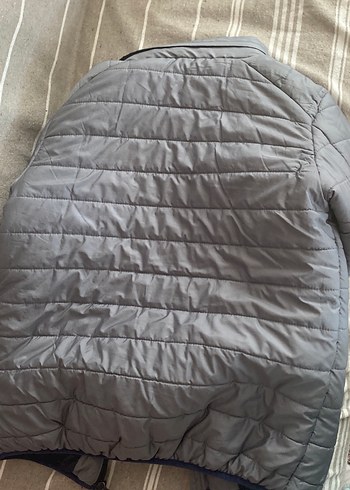 Gri Erkek Çocuk Fermuarlı Mont - Görsel 4