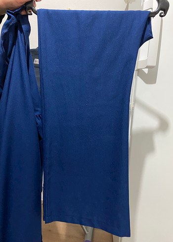 Lacivert Uzun Kadın Elbise - Görsel 2