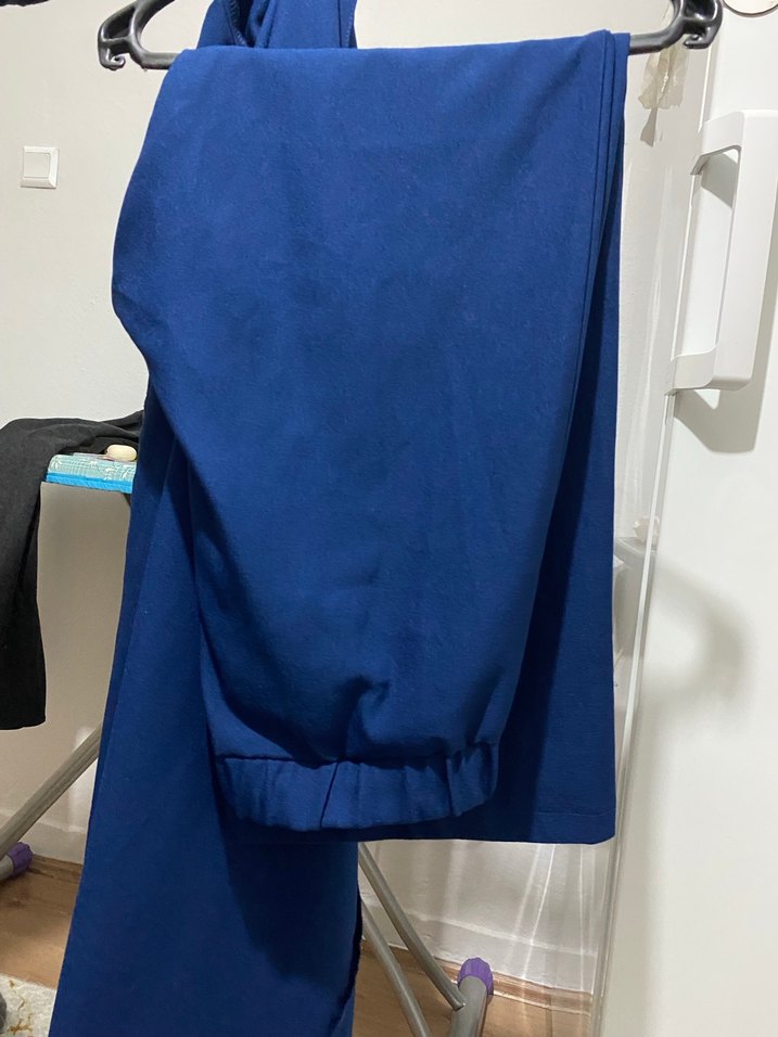 Lacivert Uzun Kadın Elbise - Görsel 3