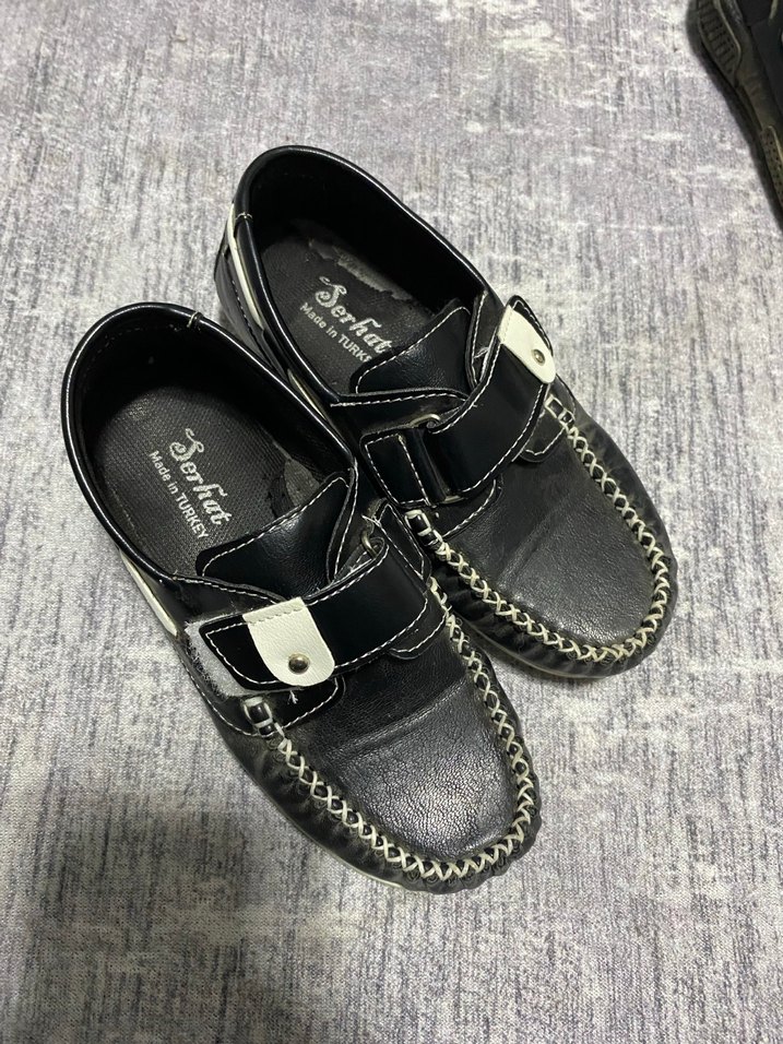 Klasik Siyah Tokalı Erkek çocuk Ayakkabı - Görsel 2