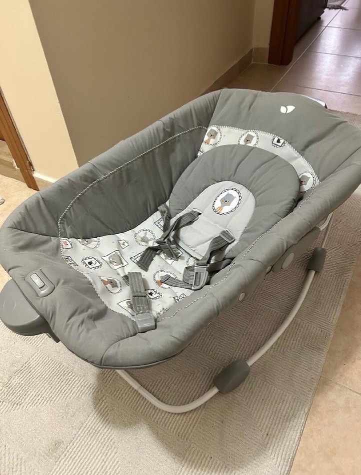 Sallanan Gri Bebek Ana kucağı - Görsel 5