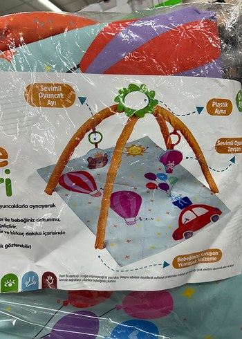 Renkli Bebek Oyun aktivite Minderi - Görsel 5