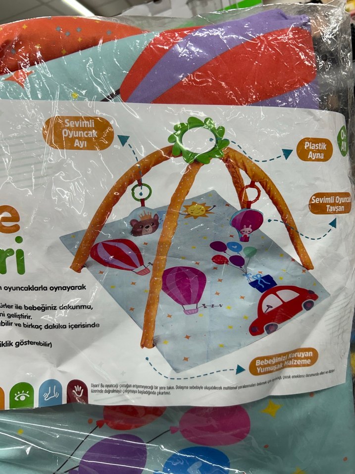 Renkli Bebek Oyun aktivite Minderi - Görsel 5