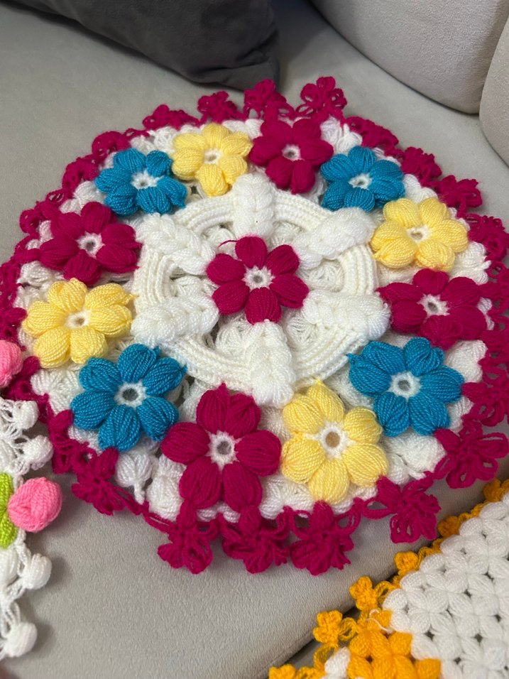 Renkli El Yapımı Banyo Süngerleri lifleri - Görsel 2