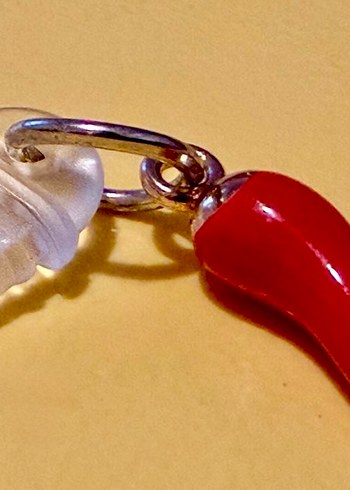 Telefon Şarj Yeri Aksesuar & Kolye Uçları (1 adet) - Görsel 4