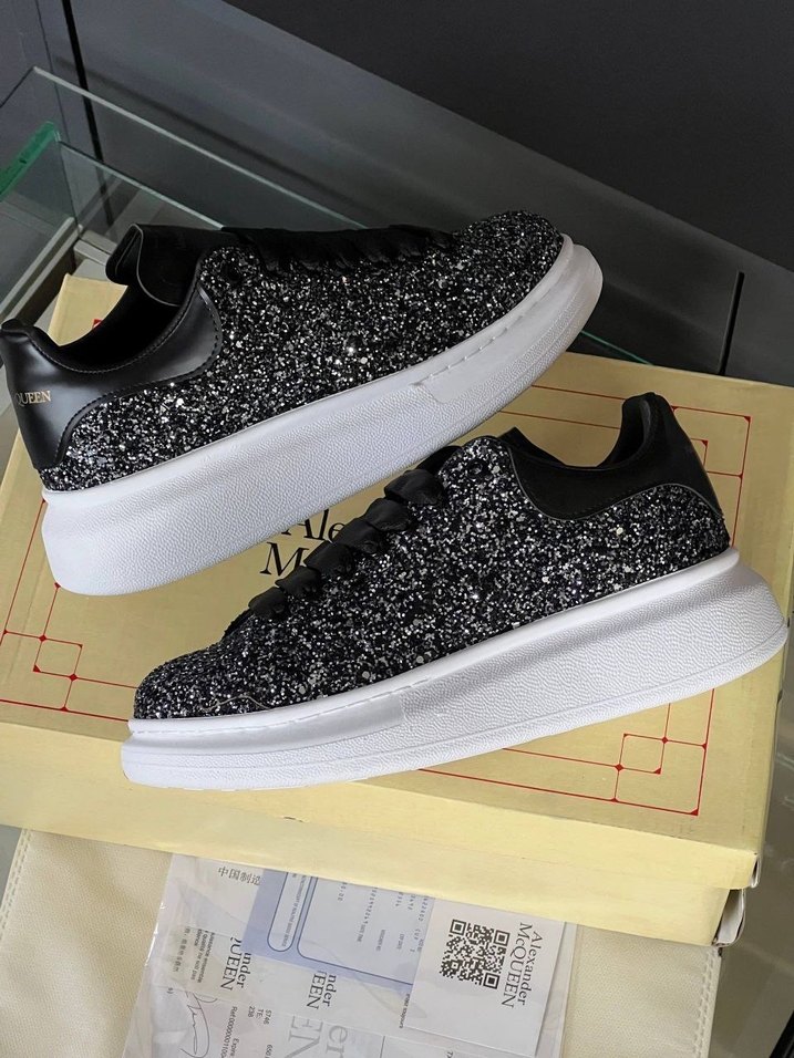 Alexander McQueen Gri Platform Spor Ayakkabı - Görsel 2