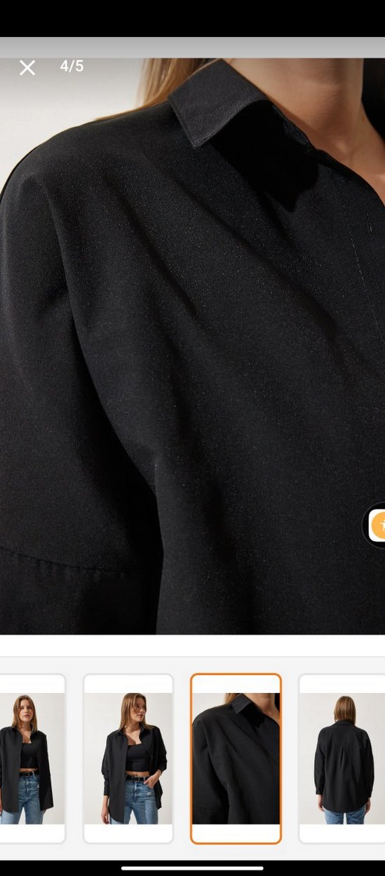 Siyah gömlek - Görsel 3