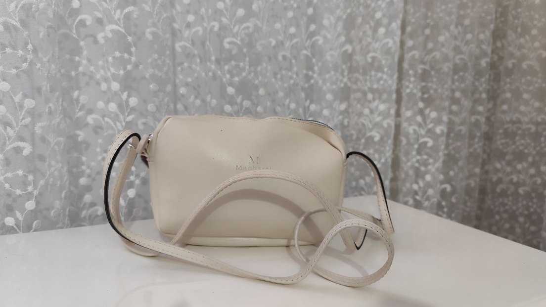 Beyaz Deri Kadın Çanta - Görsel 2