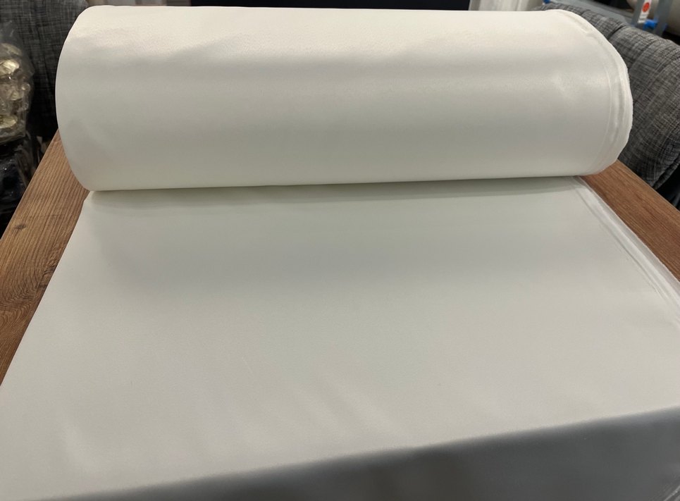 Süper Kalite Saten Ekru Güneşlik - Görsel 2