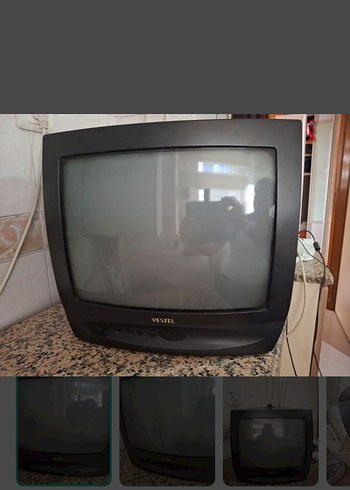 Vestel Retro Siyah Crt Televizyon Vestel