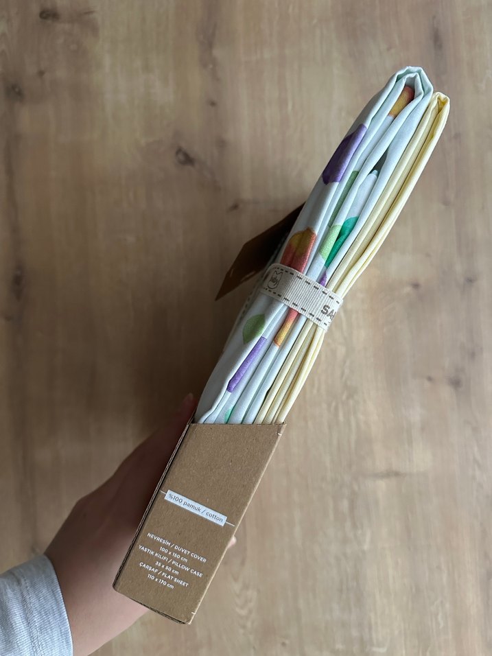 Renkli Desenli Nevresim takımı - Görsel 2