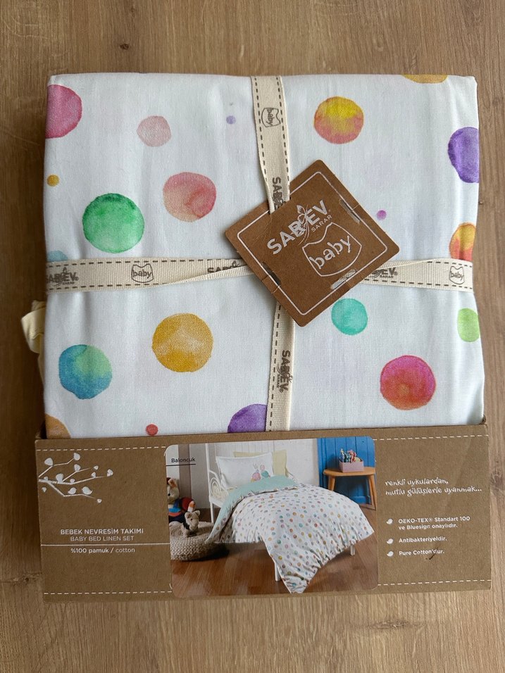 Renkli Desenli Nevresim takımı - Görsel 3