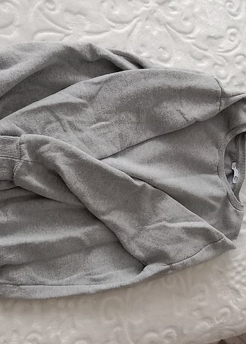 Gri Kadın Sweatshirt - Görsel 3