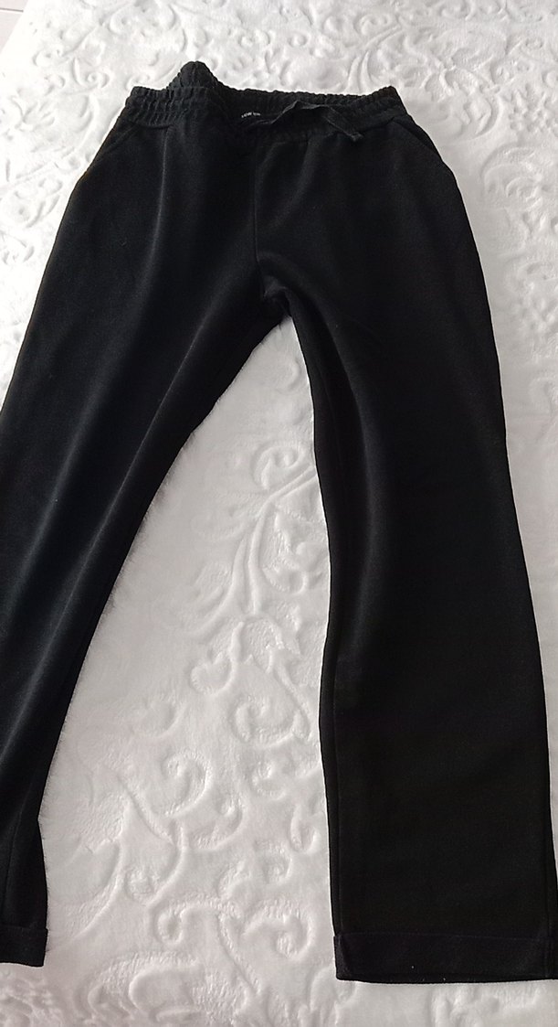 Siyah Kumaş Pantolon - Görsel 3