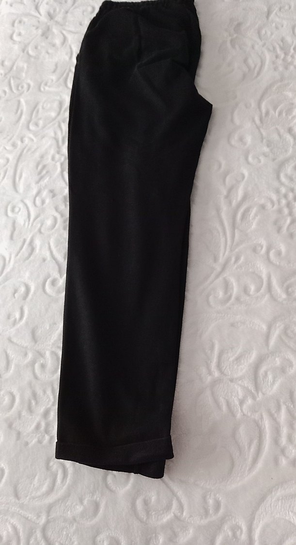 Siyah Kumaş Pantolon - Görsel 4