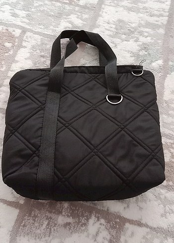 Fermuarlı Siyah Kadın El Çantası - Görsel 2