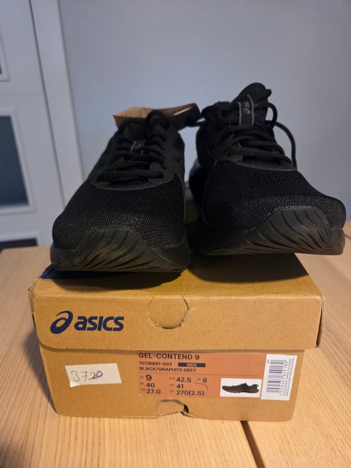 asics 42.5 siyah erkek koşu ayakkabısı - Görsel 2