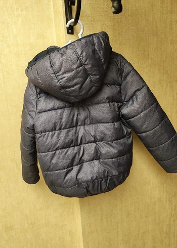 Mango Marka Erkek Çocuk Gri Fermuarlı Mont - Görsel 7