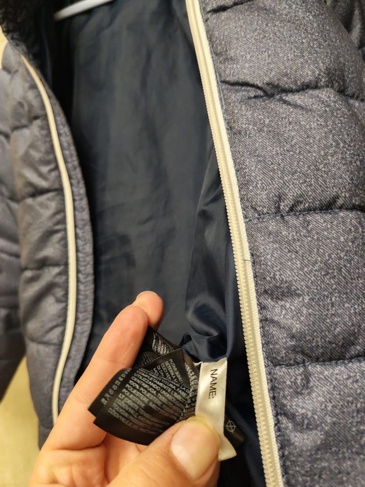 Mango Marka Erkek Çocuk Gri Fermuarlı Mont - Görsel 5