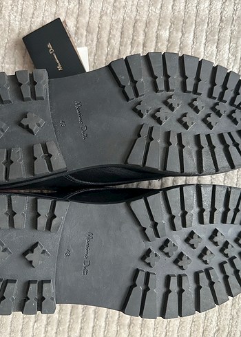 Massimo Dutti Siyah Deri Tokalı Klasik Erkek Ayakkabısı - Görsel 6