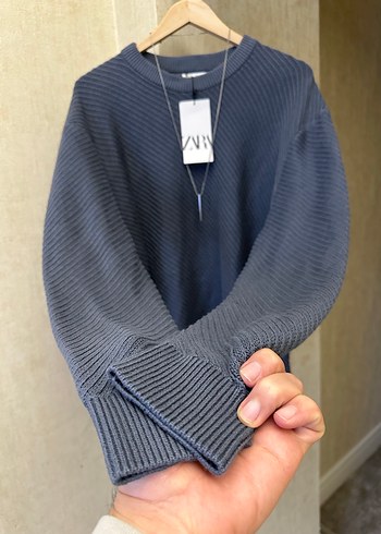 Sıfır etiketli orjinal Zara Kazak - Görsel 6