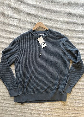 Sıfır etiketli orjinal Zara Kazak - Görsel 7