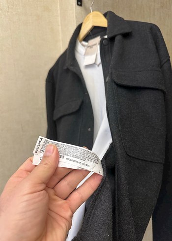 Gri Erkek Düğmeli Street Wear Polar Ceket - Görsel 6