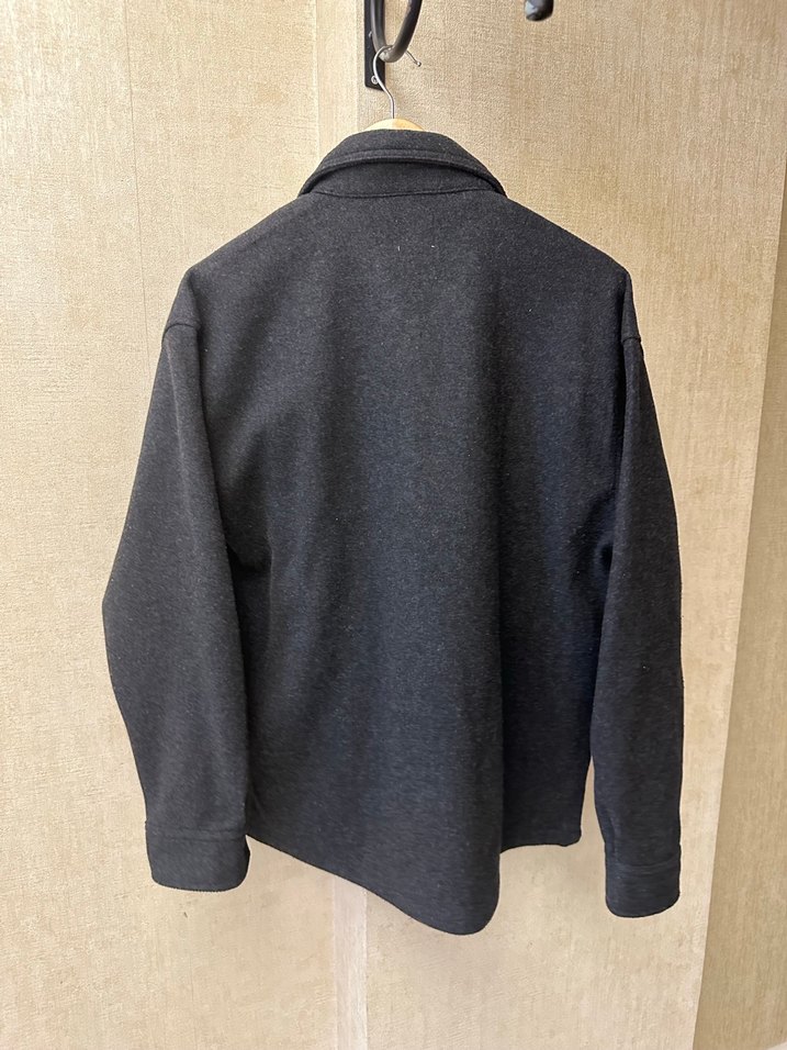 Gri Erkek Düğmeli Street Wear Polar Ceket - Görsel 4