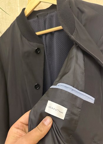Orjinal GANT MARKA Düğmeli Lacivert Erkek Ceket - Görsel 2