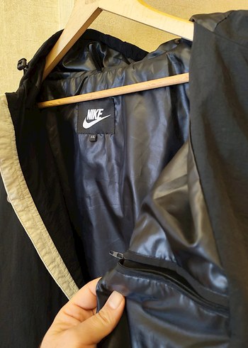 Nike Siyah Kapüşonlu Erkek Yağmurluk/Rüzgarlık - Görsel 7