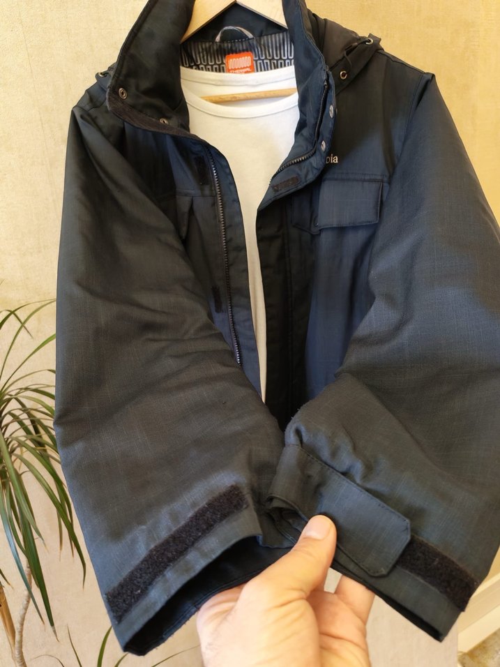 Columbia Siyah Fermuarlı Erkek Mont - Görsel 5