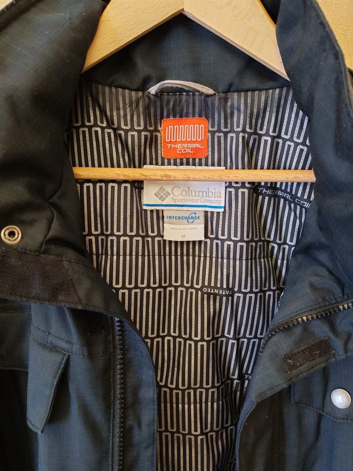 Columbia Siyah Fermuarlı Erkek Mont - Görsel 4