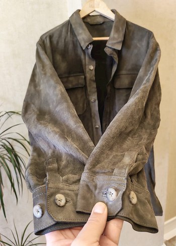 Orjinal Sıfır Ayarında Massimo Dutti Deri Ceket - Görsel 9