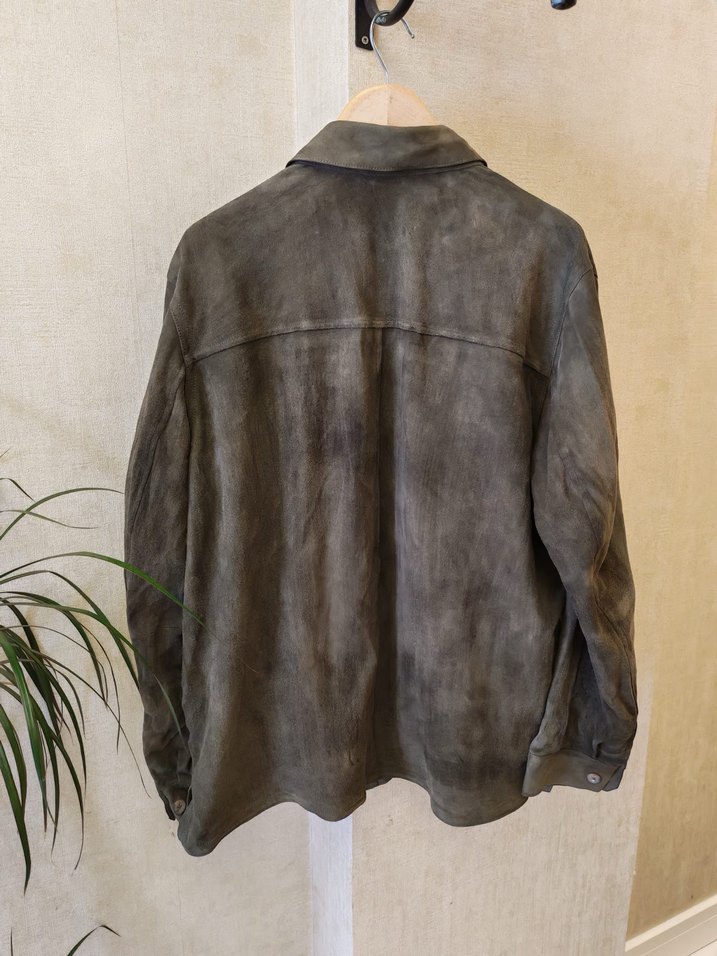 Orjinal Sıfır Ayarında Massimo Dutti Deri Ceket - Görsel 3