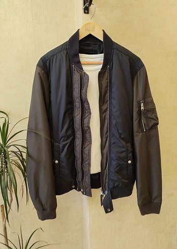 Orjinal All Saints Marka Bomber Ceket - Görsel 2