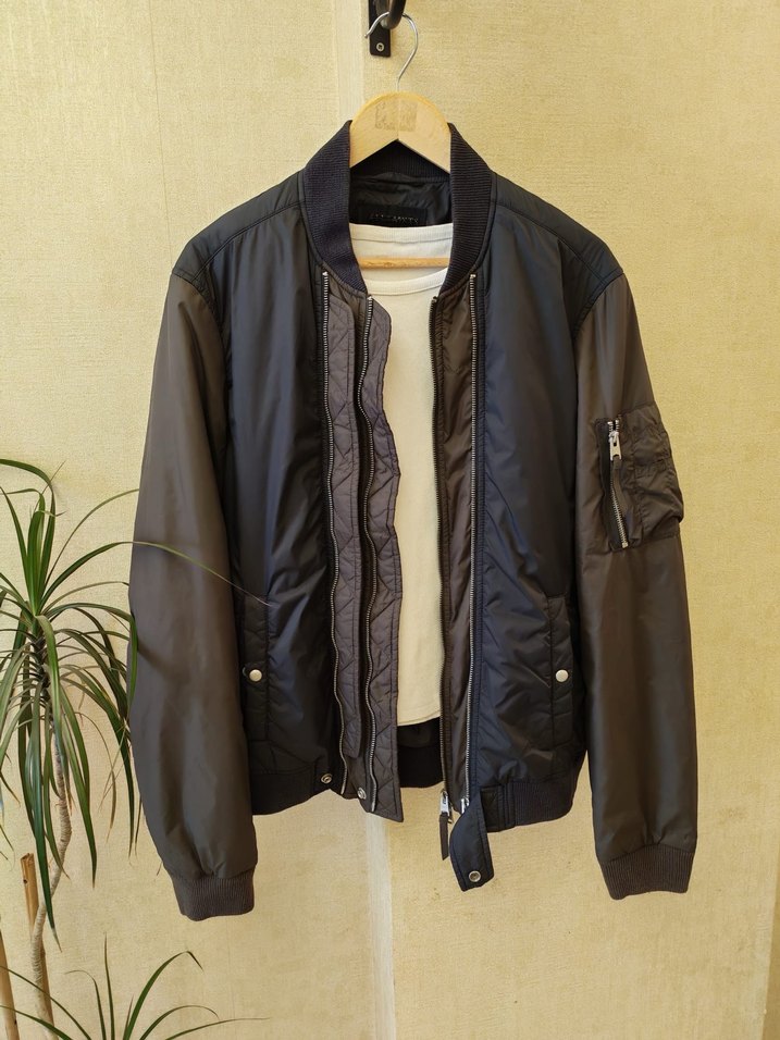 Orjinal All Saints Marka Bomber Ceket - Görsel 2