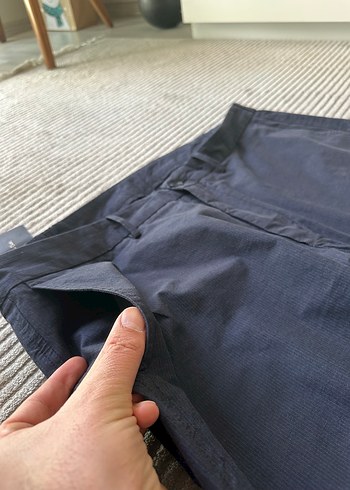 Massimo Dutti Erkek Lacivert Jogger Pantolon - Görsel 2