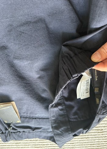 Massimo Dutti Erkek Lacivert Jogger Pantolon - Görsel 6